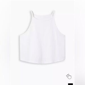 Foxy High Neck Crop Top